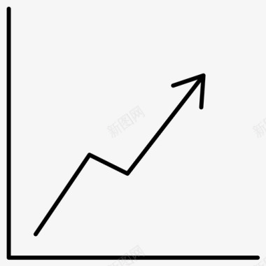 图表业务图表上升图标图标