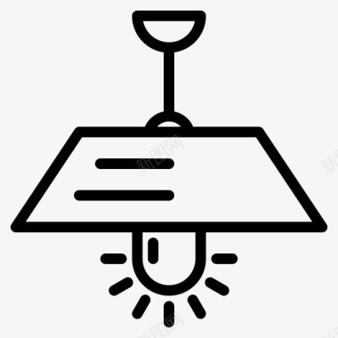 灯灯泡电子图标图标