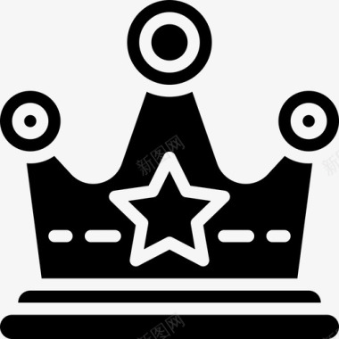皇冠游戏元素6填充图标图标