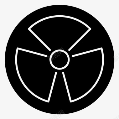 辐射圆形涡轮图标图标