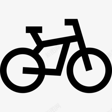 自行车冒险19直线型图标图标