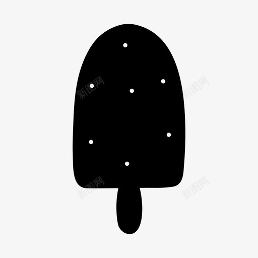 冰淇淋水果夏天图标svg_新图网 https://ixintu.com 冰淇淋 夏天 好吃 水果 甜 食物和饮料字形