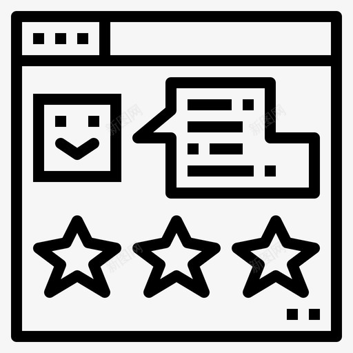 评论比如评级图标svg_新图网 https://ixintu.com 广告 收视率 明星 比如 评级 评论
