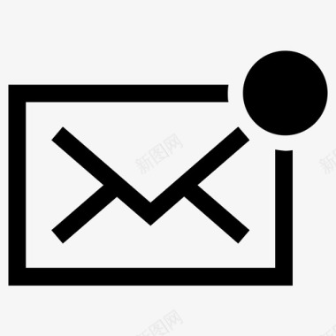 未读邮件通知未读电子邮件图标图标