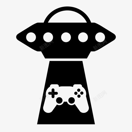 游戏飞碟外星人电子竞技图标svg_新图网 https://ixintu.com 外星人 太空 游戏 游戏飞碟 电子竞技