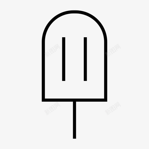 冰淇淋美味甜图标svg_新图网 https://ixintu.com 冰淇淋 厨房和食物 甜 美味