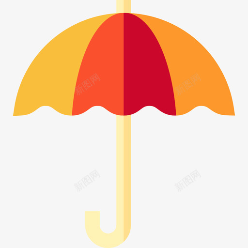 雨伞包裹递送17扁平图标svg_新图网 https://ixintu.com 包裹递送17 扁平 雨伞