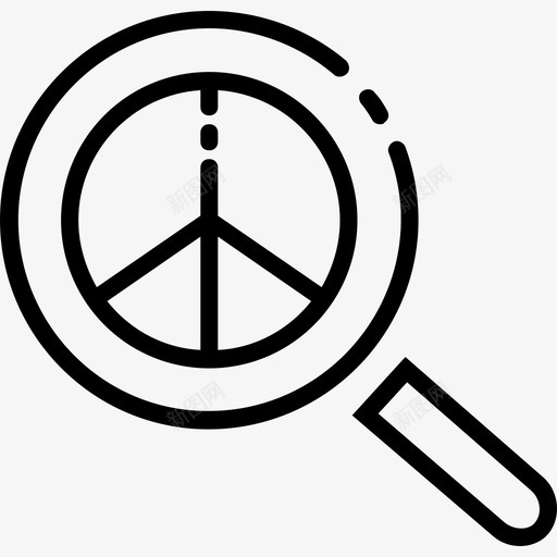 和平和平与人权3直系图标svg_新图网 https://ixintu.com 和平 和平与人权3 直系