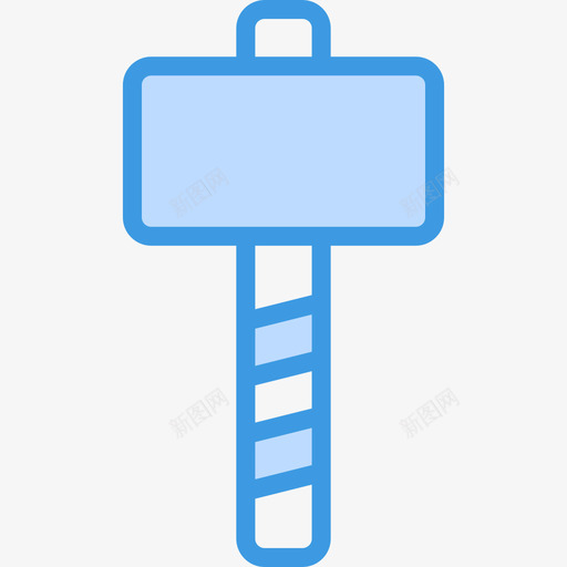 锤子结构7蓝色图标svg_新图网 https://ixintu.com 结构7 蓝色 锤子