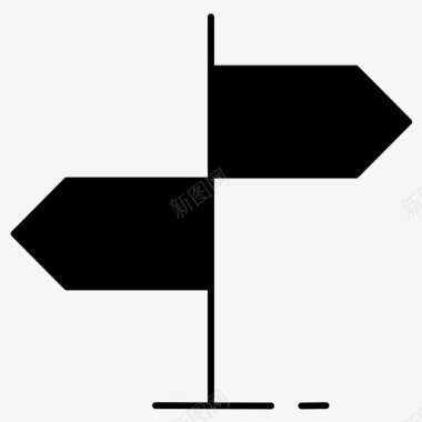 方向牌指示牌右边图标图标