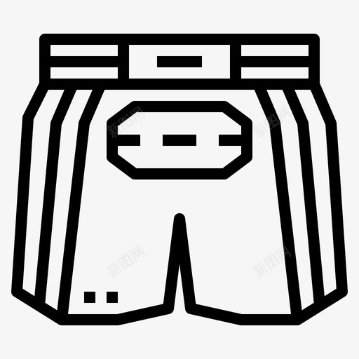 拳击短裤拳击运动图标svg_新图网 https://ixintu.com 拳击 拳击短裤 泰国 泰拳 运动