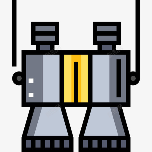 双筒望远镜探险22直线颜色图标svg_新图网 https://ixintu.com 双筒望远镜 探险22 直线颜色