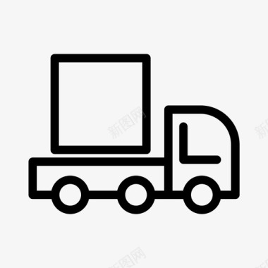 送车货物起重车图标图标