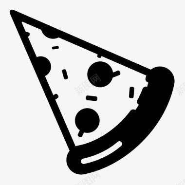 披萨饮料烹饪图标图标