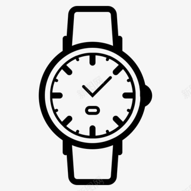 商务手表时间时钟图标图标