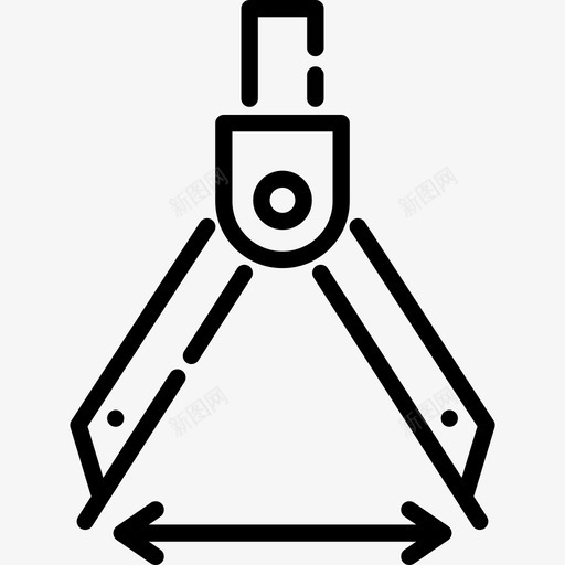罗盘编辑3直线图标svg_新图网 https://ixintu.com 直线 编辑3 罗盘