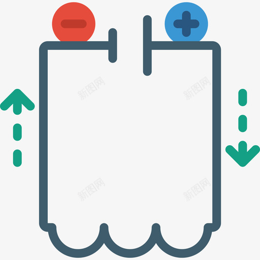 电路物理6扁平图标svg_新图网 https://ixintu.com 扁平 物理6 电路