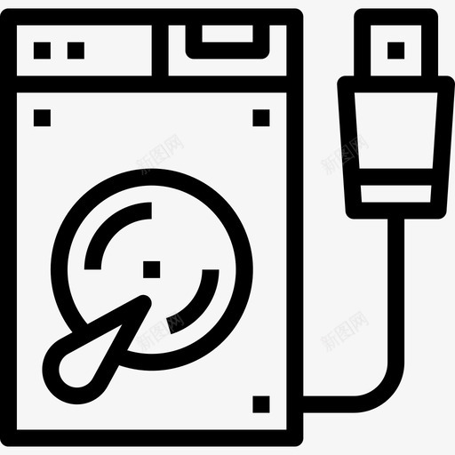 硬盘计算机与技术3线性图标svg_新图网 https://ixintu.com 硬盘 线性 计算机与技术3