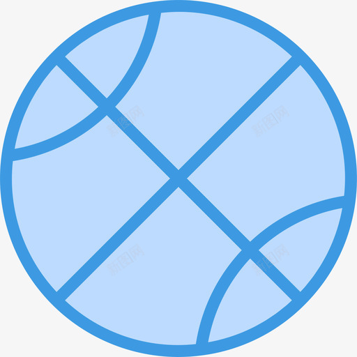 篮球运动65蓝色图标svg_新图网 https://ixintu.com 篮球 蓝色 运动65