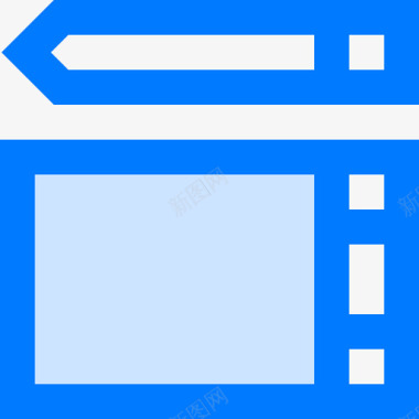 平板电脑和硬件8蓝色图标图标