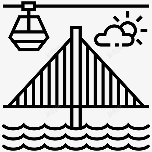 vascodagama桥已建桥梁地标图标svg_新图网 https://ixintu.com vascodagama桥 地标 复古桥 已建桥梁 旅游线路矢量包 立交桥