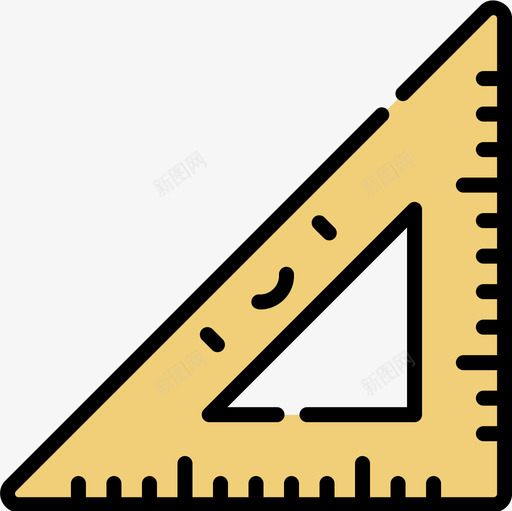 直尺图形58线颜色图标svg_新图网 https://ixintu.com 图形设计58 直尺 线颜色