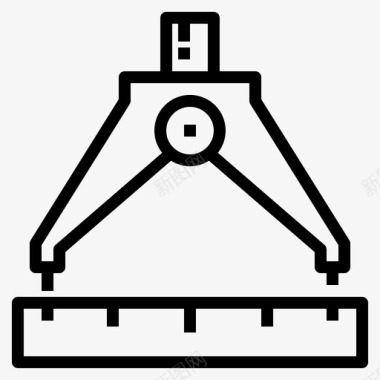 绘图工具建筑设备图标图标