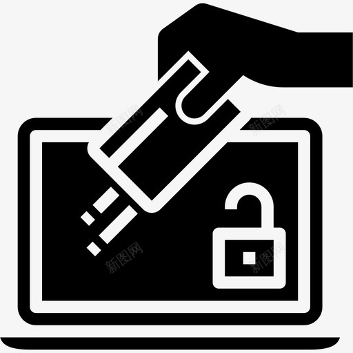 盗窃网络安全4填充图标svg_新图网 https://ixintu.com 填充 盗窃 网络安全4