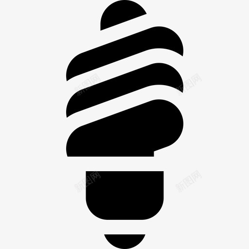 灯泡可持续能源5充满图标svg_新图网 https://ixintu.com 充满 可持续能源5 灯泡