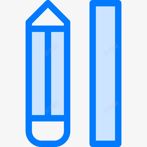 铅笔建筑师2蓝色图标svg_新图网 https://ixintu.com 建筑师2 蓝色 铅笔