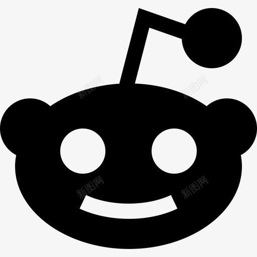 Reddit社交媒体50填充图标svg_新图网 https://ixintu.com Reddit 填充 社交媒体50