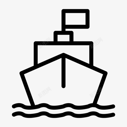 船游船帆船图标svg_新图网 https://ixintu.com 帆船 游船 船 船只 运输工具