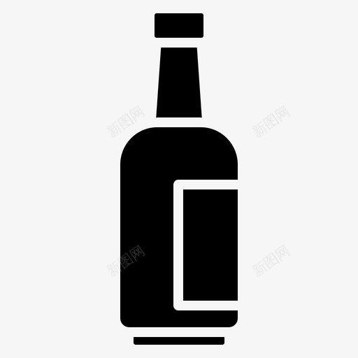 酒酒吧酒瓶图标svg_新图网 https://ixintu.com 酒 酒吧 酒吧和饮料 酒瓶 餐厅