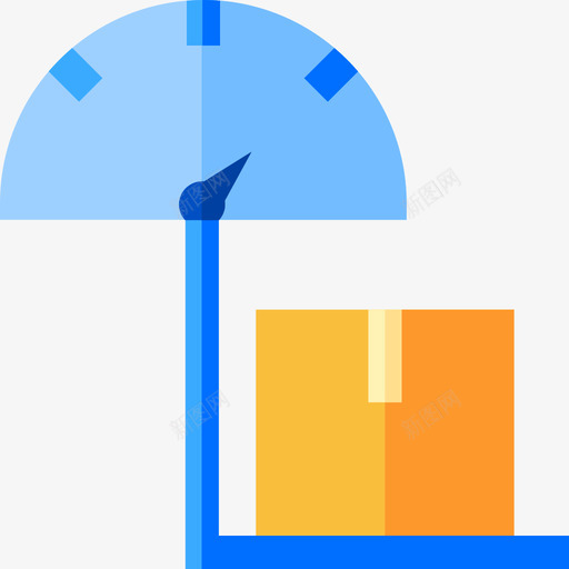 秤包裹递送17扁平图标svg_新图网 https://ixintu.com 包裹递送17 扁平 秤