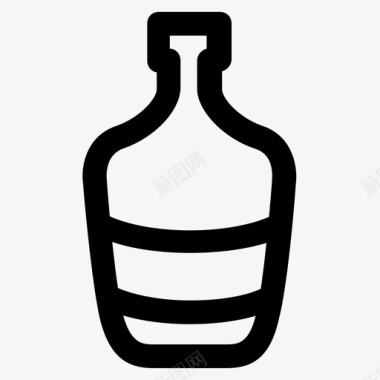 瓶子玻璃罐子图标图标
