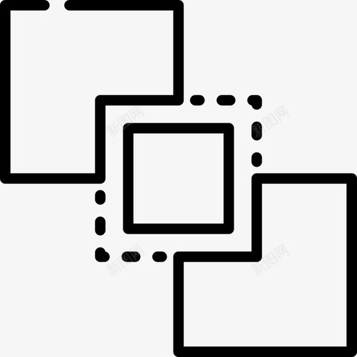 分界编辑6线性图标svg_新图网 https://ixintu.com 分界 线性 编辑设计6