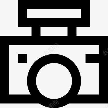 摄像机娱乐45线性图标图标
