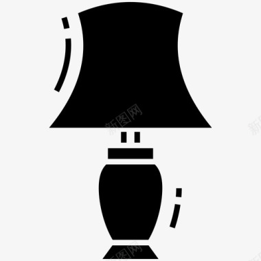 灯床灯照明器图标图标
