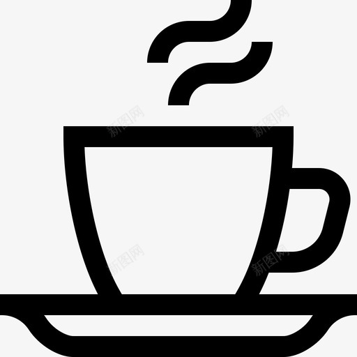 咖啡荷兰3线性图标svg_新图网 https://ixintu.com 咖啡 线性 荷兰3