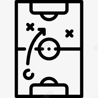 战略世界杯5直线图标图标