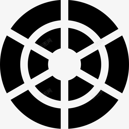 色轮图形52填充图标svg_新图网 https://ixintu.com 图形设计52 填充 色轮