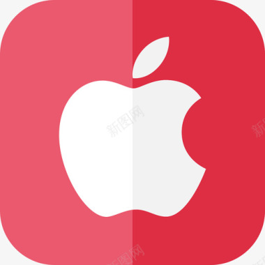 苹果苹果logos4扁平图标图标