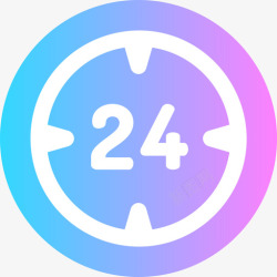 24小时送达24小时48小时送达通知图标高清图片