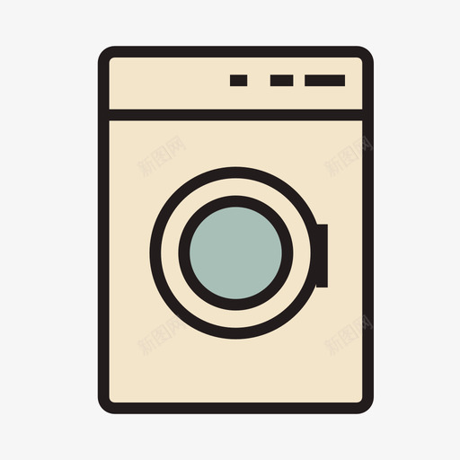 Washing machine 洗衣机svg_新图网 https://ixintu.com Washing machine 洗衣机 Washing machine 填充 线性 扁平 多色 简约 精美 可爱 生活
