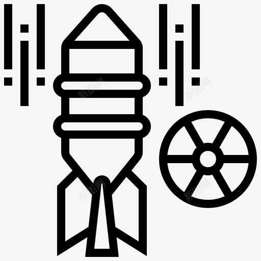 核武器炸弹爆炸图标svg_新图网 https://ixintu.com 导弹 核武器 核污染 炸弹 爆炸