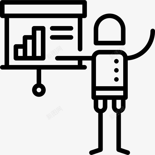 机器人人工智能13线性图标svg_新图网 https://ixintu.com 人工智能13 机器人 线性
