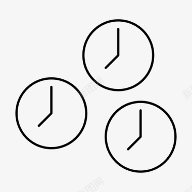 时钟持续时间小时图标图标