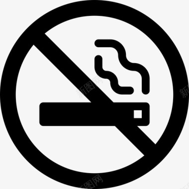 禁止吸烟寻路加油图标图标