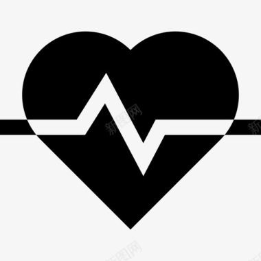 心电图健康22充满图标图标