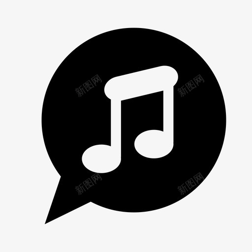 音乐谈话音频娱乐图标svg_新图网 https://ixintu.com 声音 娱乐 扬声器 音乐谈话 音频